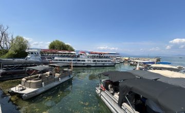 Пристаниште во Св.Наум претесно за белата флота