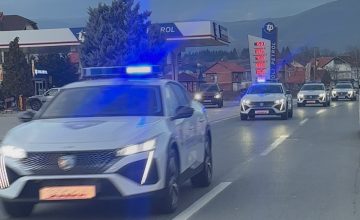 Видео: Новите полициски возила на пат за Охрид
