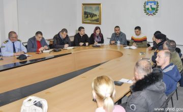 Интензивни теренски активности по обилните врнежи од дожд во Охрид, заседаваше Кризниот штаб