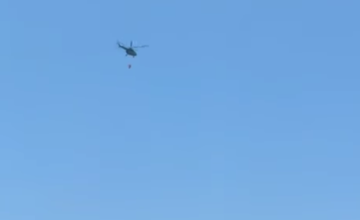 Хеликоптери во акција за гаснење на пожар на планината Јабланица