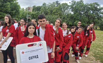 Второ место за тимот од Црвен крст Охрид на регионалниот натпревар по прва помош