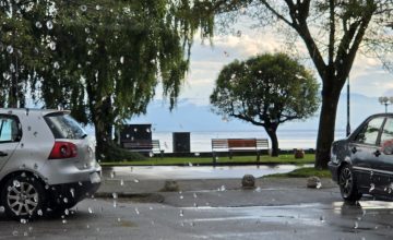 Невремето предизвика прекин во снабдувањето со електрична енергија во Охрид и Струга